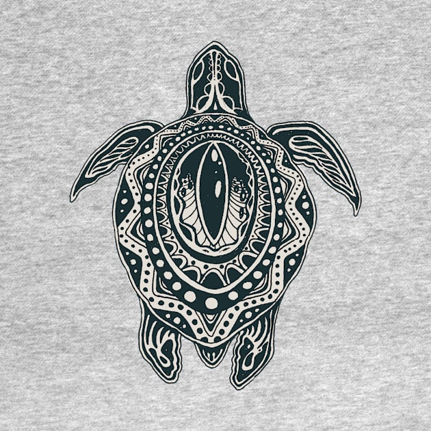 All Seeing Turtle by HenryBennettArt